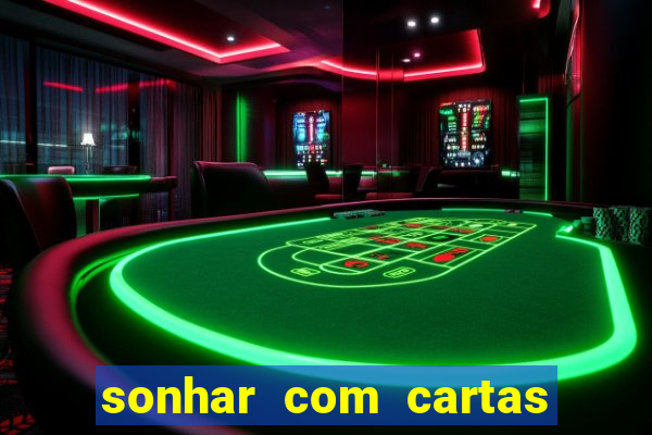 sonhar com cartas de baralho no chao